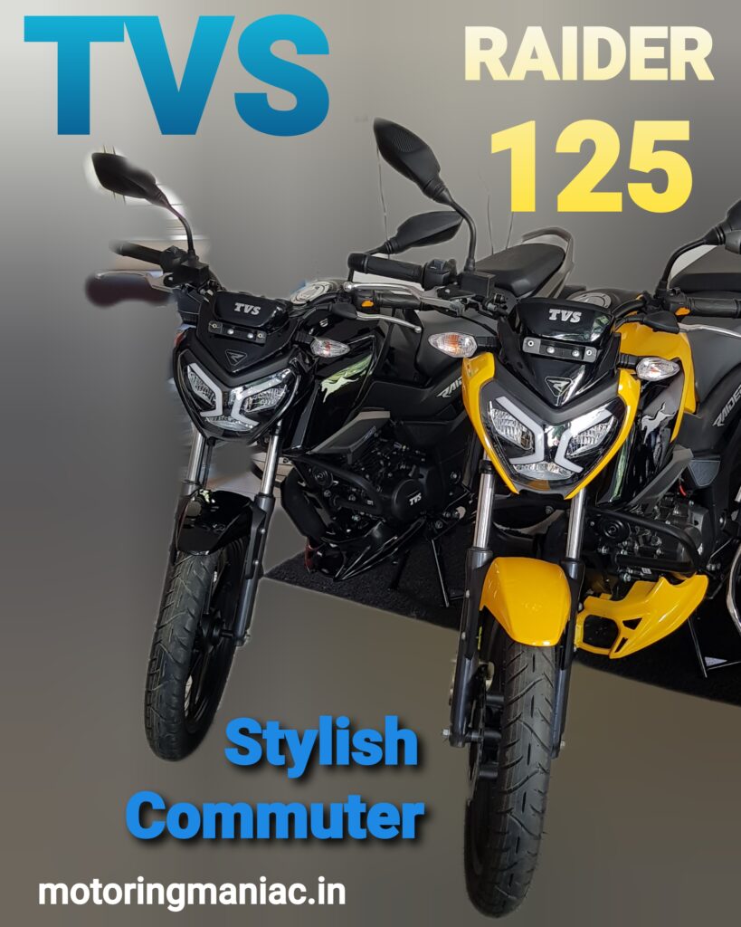 TVS RAIDER: A Wicked Modern Commuter